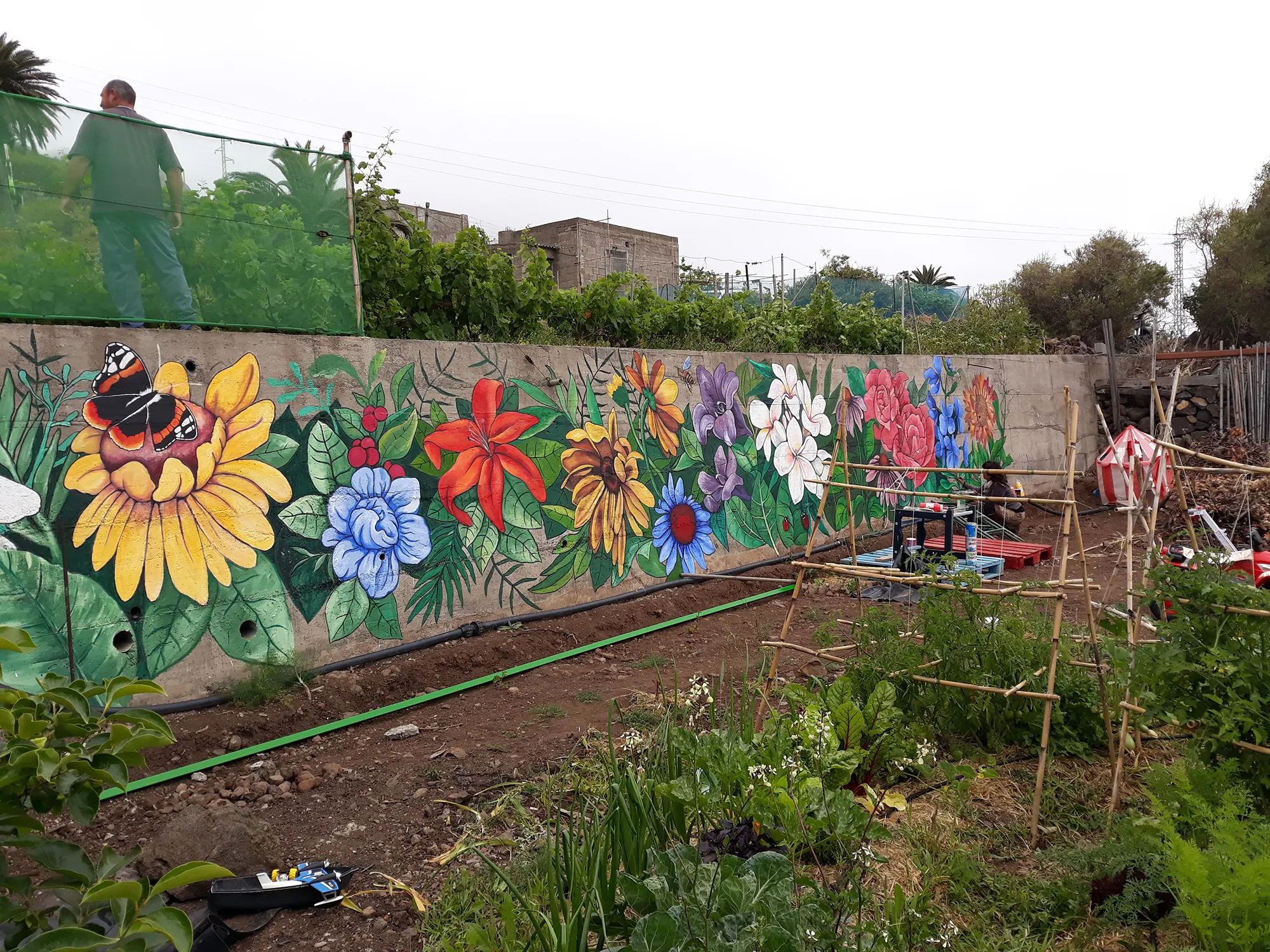 mural en mi gardin